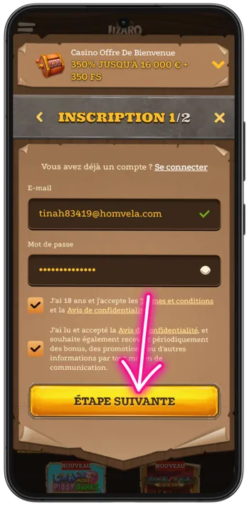 Cliquer sur le bouton de confirmation 3hotteapotsfr